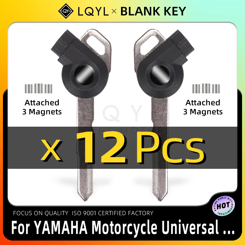 12шт Пустой Ключ Мотоцикла Левый Правый Паз Магнитные Ключи Для YAMAHA NMAX155 Jinzhan 125 Aurora Третьего Поколения Lh125T-C 