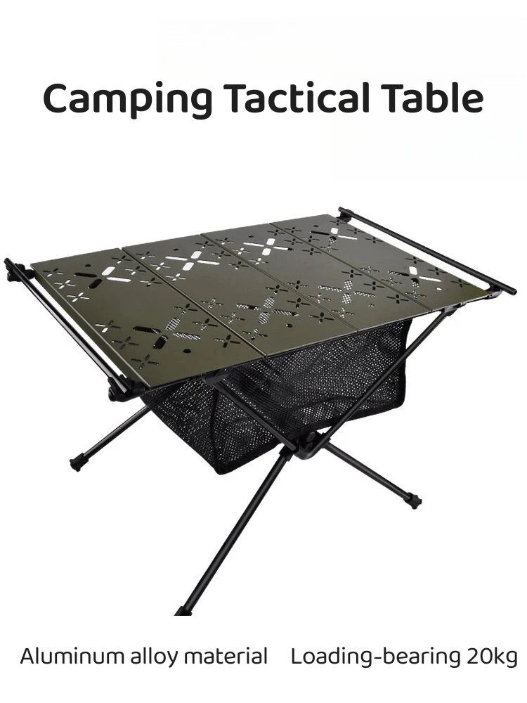 Походный тактический стол из алюминиевого сплава, складной легкий стол IGT, Портативный Многофункциональный стол для пикника